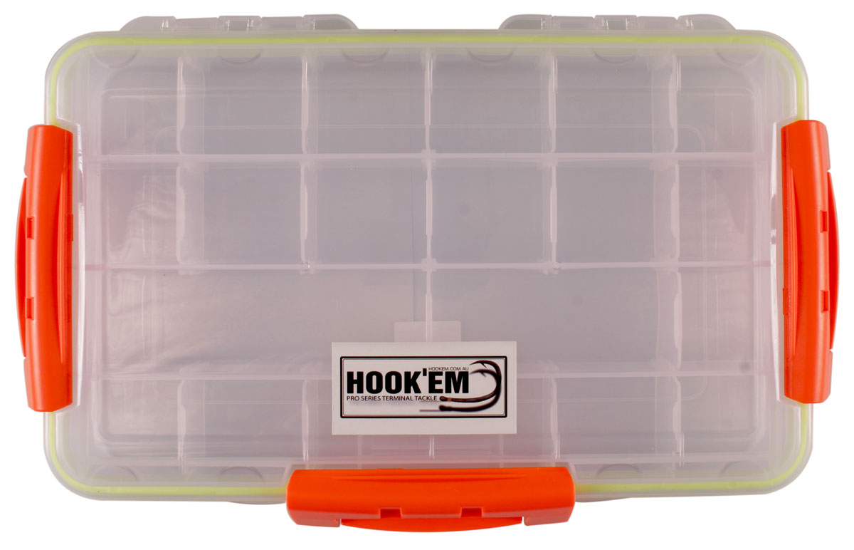 Hookem Fishing WATERPROOF TACKLE BOX