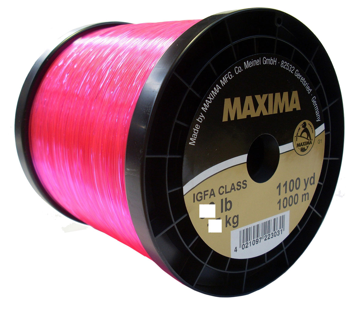 Maxima Fibre Glow Pink Monofilament Fishing Line One Shot Spool