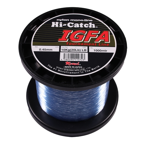 MOMOI Fishing Line IGFA HI-CATCH MONO LIGHT BLUE