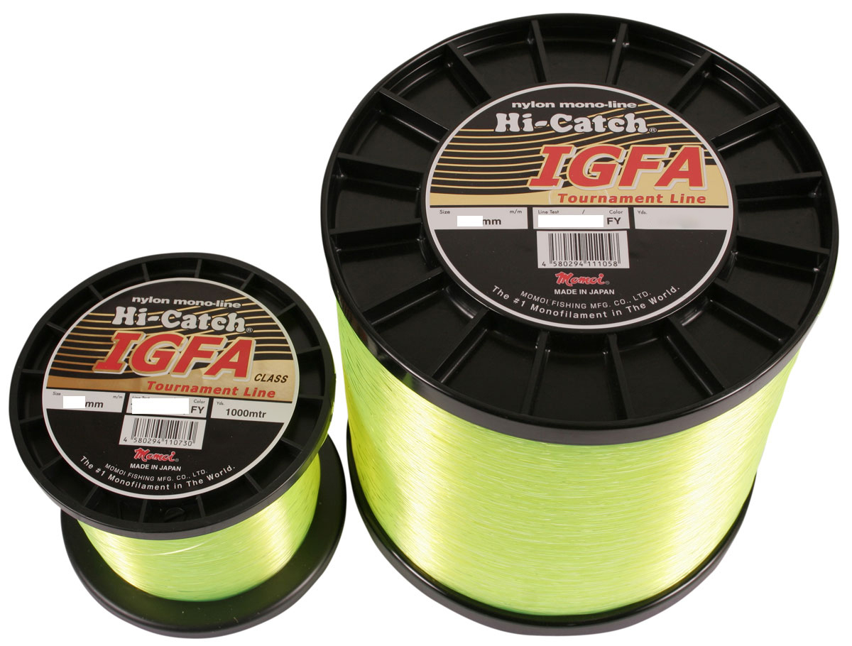 MOMOI IGFA Hi-Catch Mono Fishing Line Fluro YELLOW