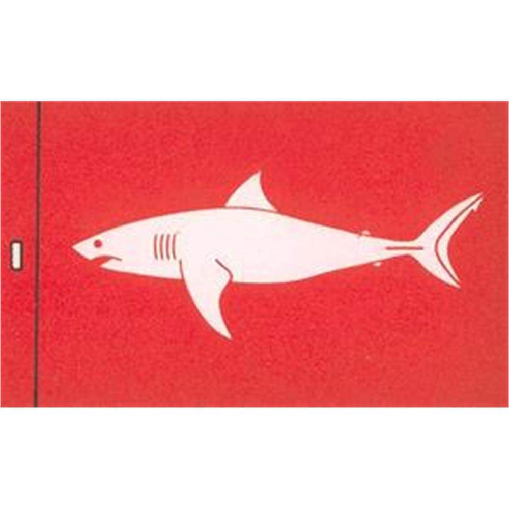 Sun Dot Shark Flag from Wellsys Tackle