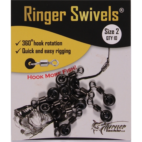 Turner Fishing Tackle - RINGER SWIVELS for Bait Rigging 