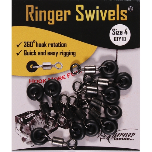 Turner Fishing Tackle - RINGER SWIVELS for Bait Rigging 