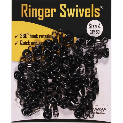 Turner Fishing Tackle - RINGER SWIVELS for Bait Rigging 