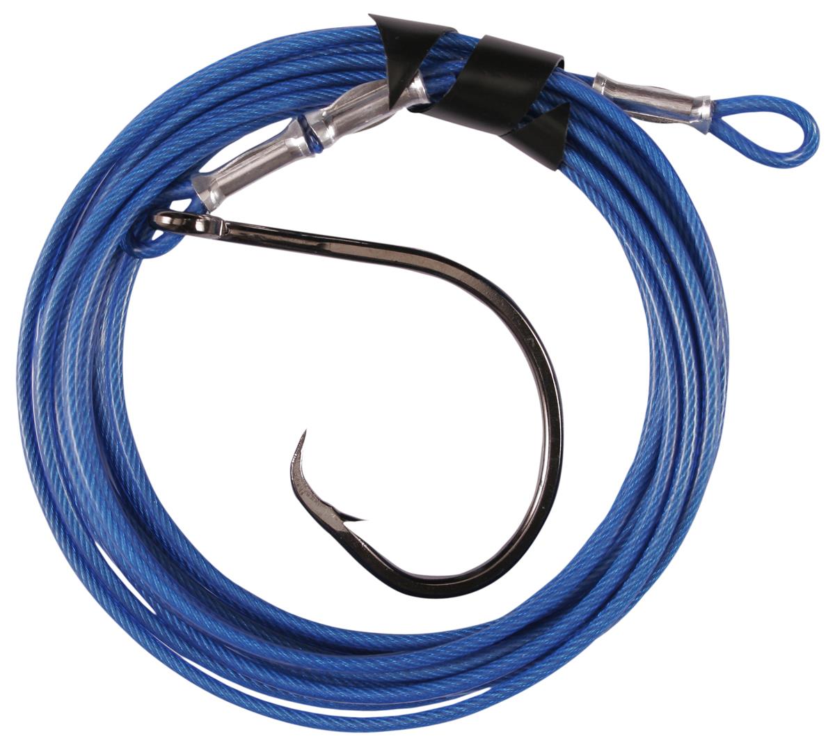 Surf Shark Pulley Rig - 10/0 Inline Circle Hook, 170lb Wire - Shark rig for surf  fishing